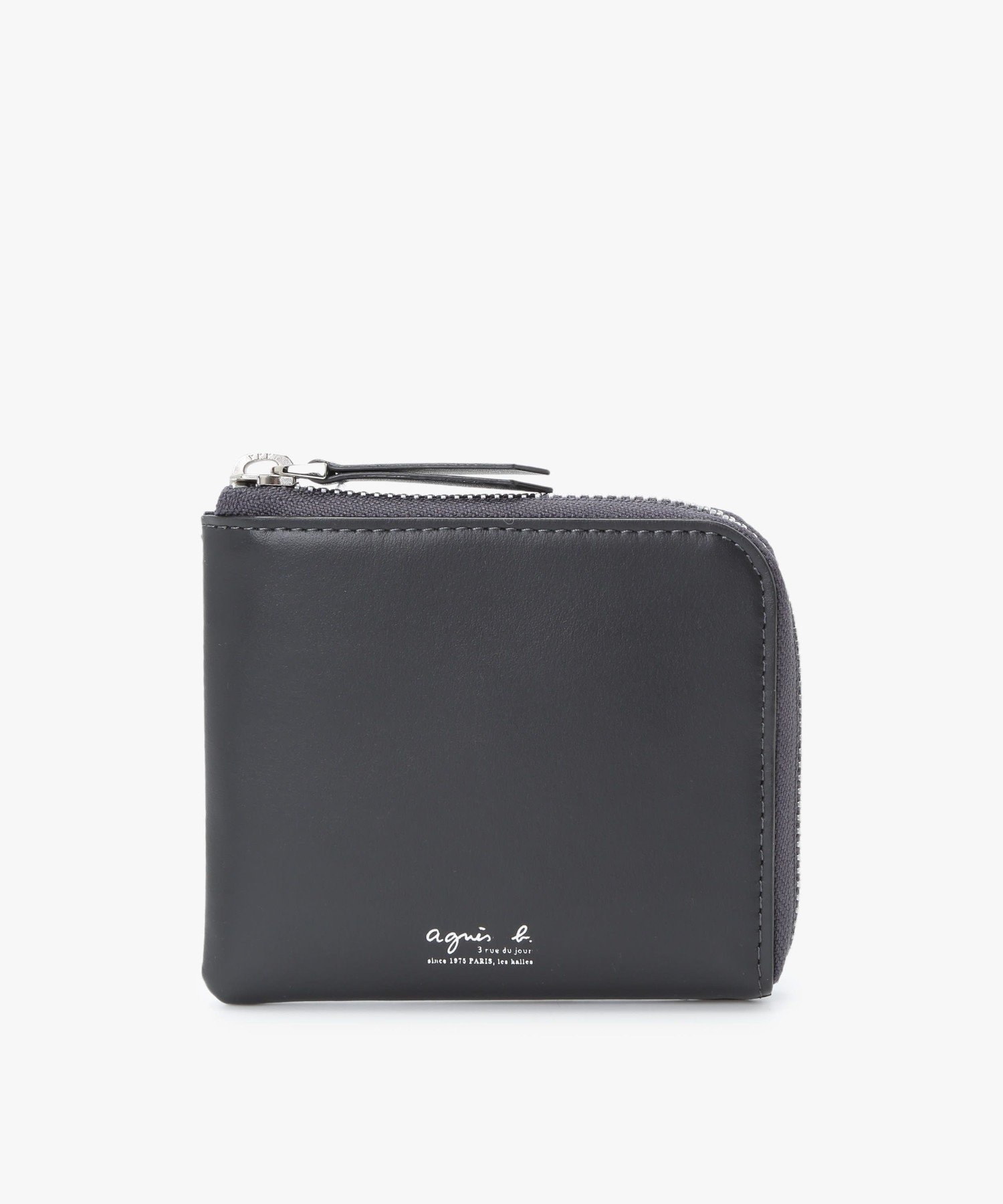 agnes b. VOYAGE レザー コインケース"Yvon" ZAH04-02 アニエスベー 財布・ポーチ・ケース 財布 グレー【送料無料】