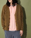 【SALE/40%OFF】CITEN <CITEN>シャギーニット Vネック カーディガン ユナイテッドアローズ アウトレット トップス ニット グリーン ブルー ネイビー ブラック【送料無料】
