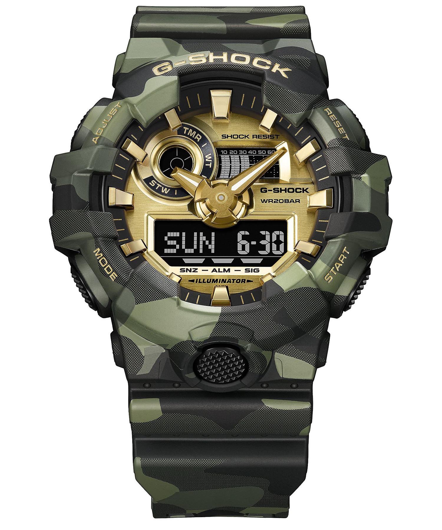 G-SHOCK / GA-700CMG-3AJF ブリッジ アクセサリー・腕時計 腕時計