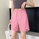 【SALE/45%OFF】miniministore ショートパンツ スウェット短パン 韓国夏 ミニミニストア パンツ ジーンズ・デニムパンツ グレー ホワイト ピンク ブラック(4)