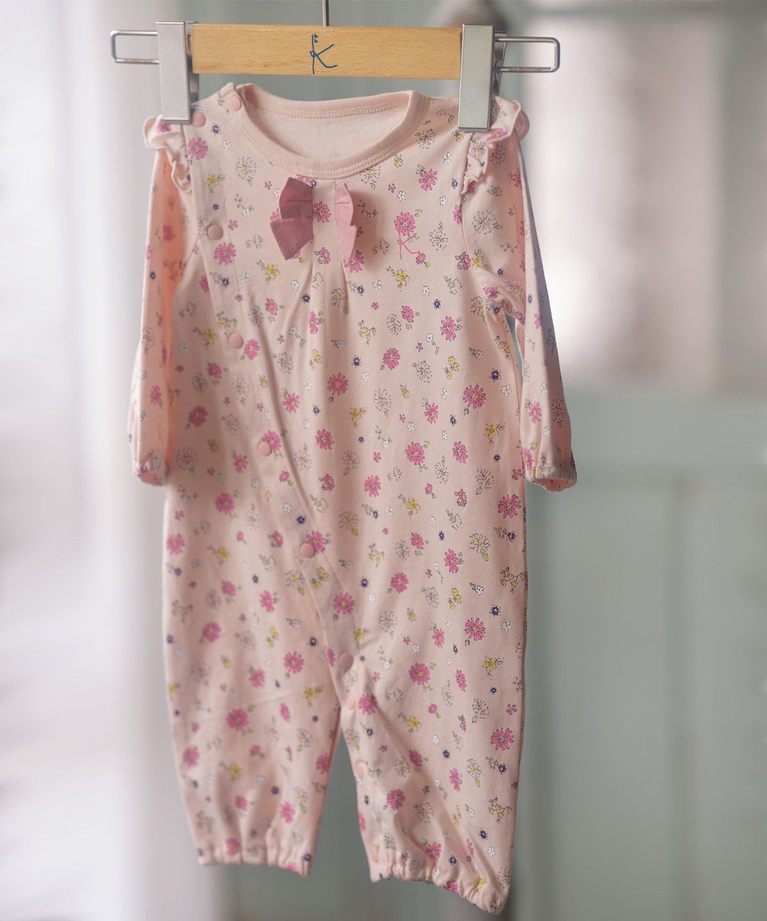 【SALE／20%OFF】組曲 KIDS 【70cm】デイジー ロンパース クミキョク マタニティウェア・ベビー用品 ロンパース・カバーオール ピンク ベージュ【送料無料】のサムネイル