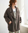 【SALE/30%OFF】le.coeur blanc 《WEB限定アイテム》ヘリンボーンミドルコート ルクールブラン ジャケット・アウター その他のジャケット...