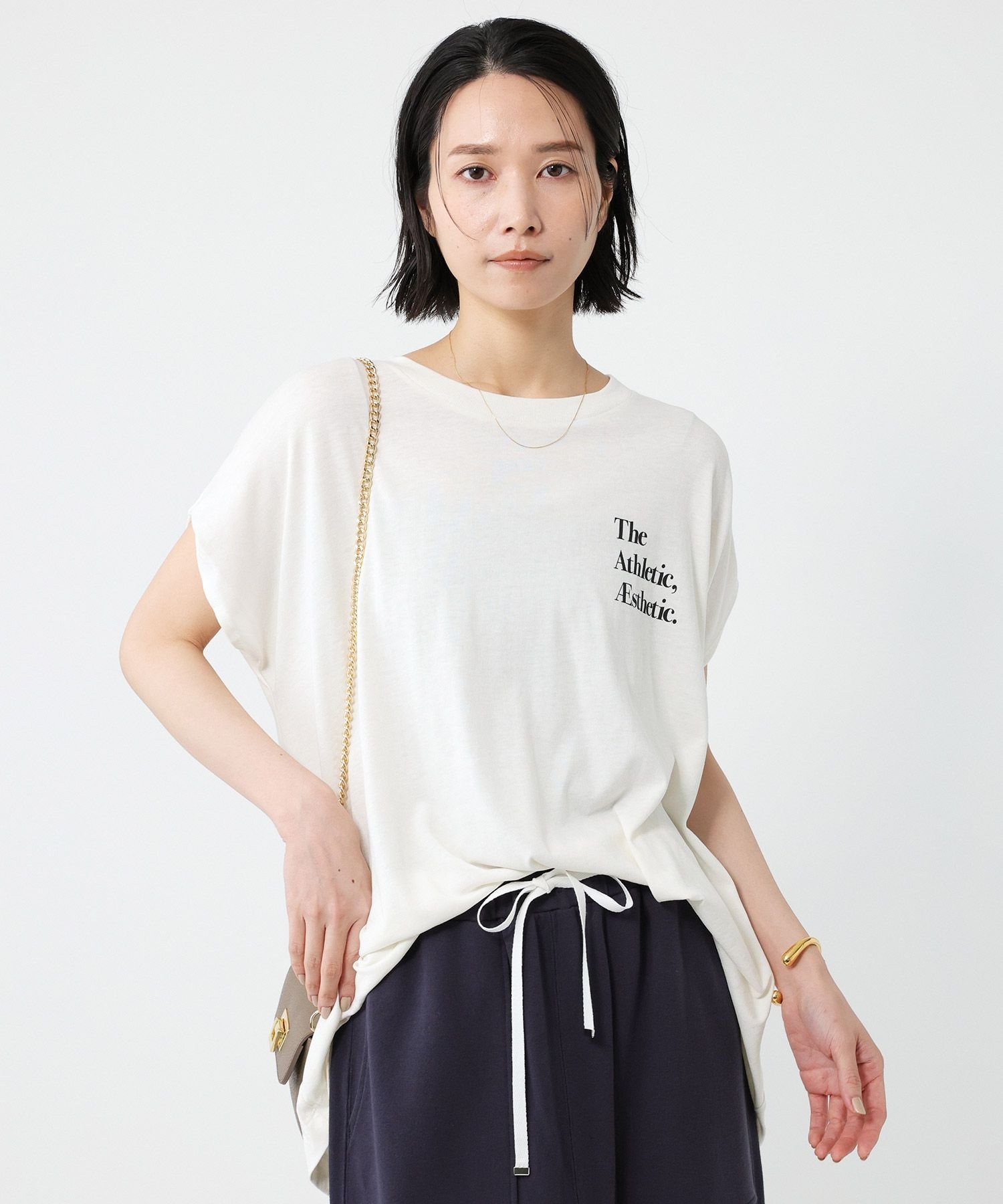 【SALE／20%OFF】BABYLONE 【RUSSELL ATHLETIC】＜別注＞Tシャツ バビロン トップス カットソー・Tシャツ ホワイト ブラック【送料無料】