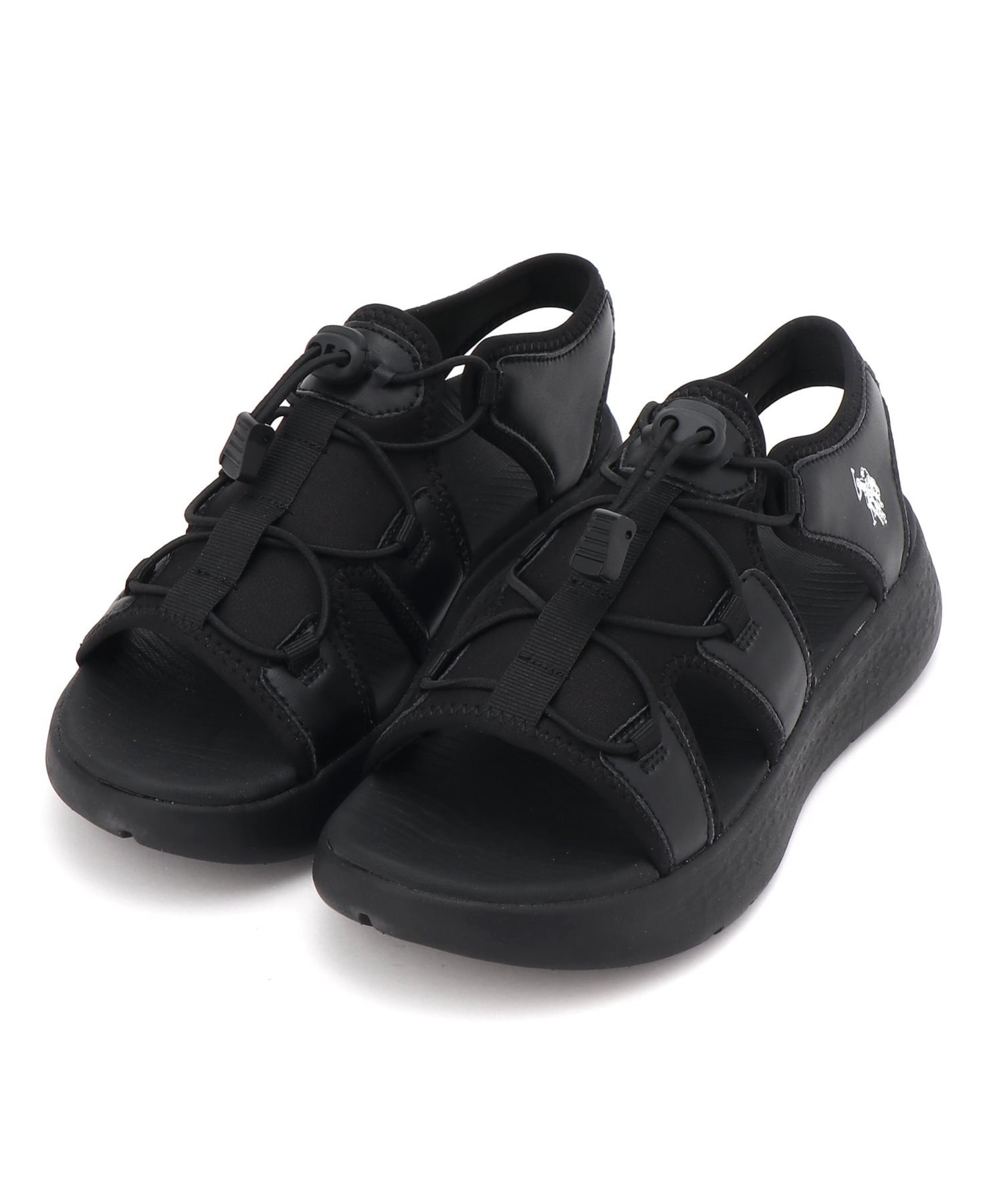 U.S. POLO ASSN. U.S. POLO ASSN./(M)厚底 サンダル PLM00788 ジーンズメイト シューズ・靴 サンダル ブラック ホワイト【送料無料】