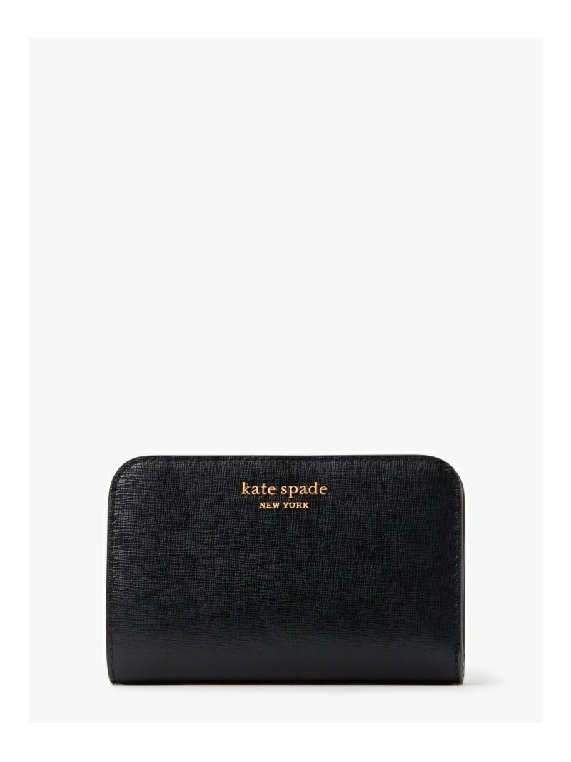 ケイトスペード ポーチ（レディース） kate spade new york モーガン コンパクト ウォレット ケイトスペードニューヨーク 財布・ポーチ・ケース 財布 ブラック【送料無料】