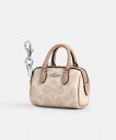 【SALE/62%OFF】COACH OUTLET 【公式】ミニ ローアン バッグ チャーム・シグネチャー キャンバス コーチ アウトレット ファッション雑貨 ...