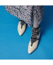 Au BANNISTER ●FAKUI ベロアソックス オゥ・バニスター シューズ・靴 その他のシューズ・靴 ブラック シルバー