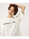 【SALE/50%OFF】AZUL by moussy SAVAGE ルーズTEE アズールバイマウジー カットソー【RBA_S】【RBA_E】