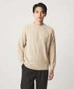 UNITED ARROWS green label relaxing シルク ミックス リブ クルーネック ニット ユナイテッドアローズ グリーンレーベルリラク...