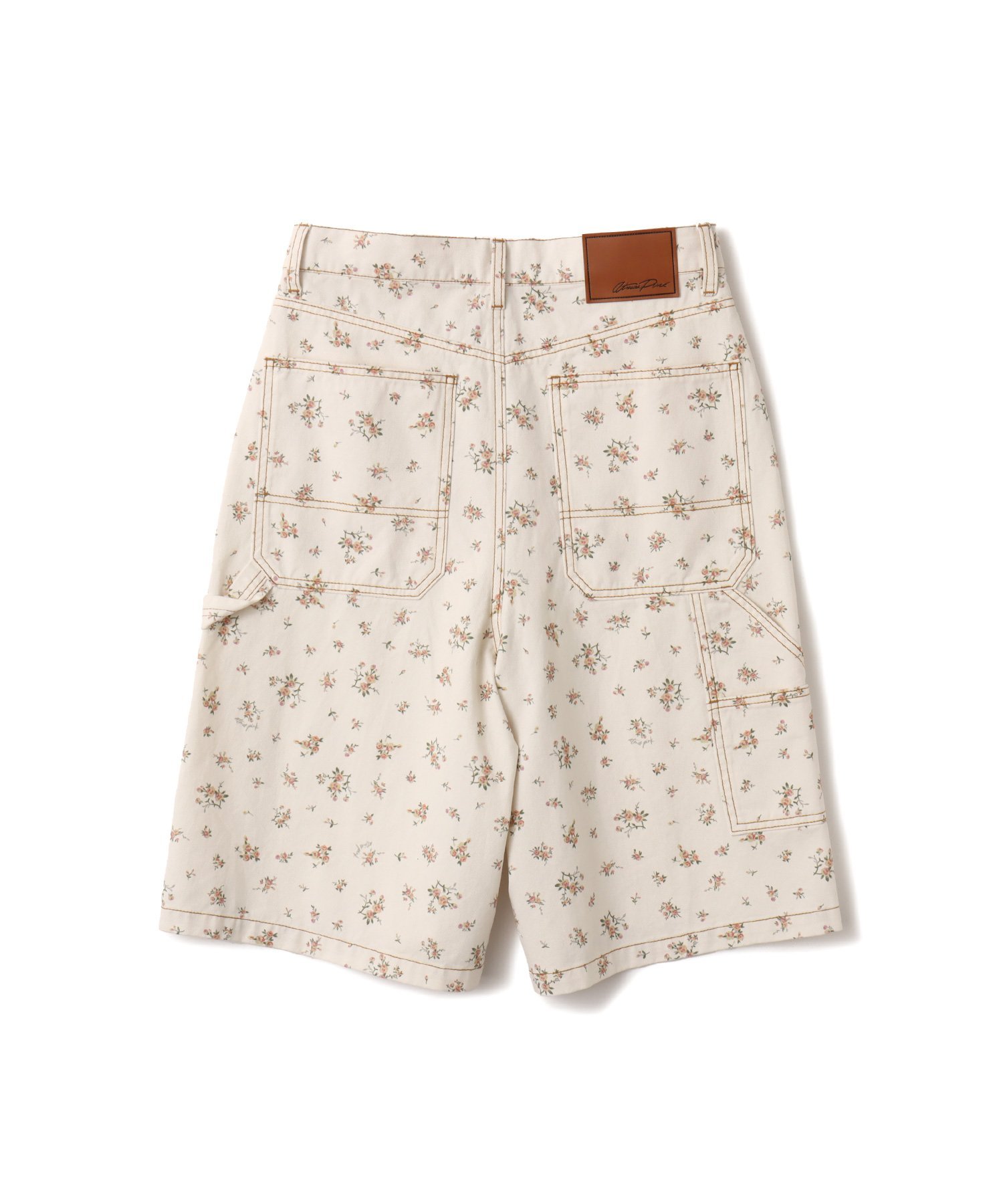 atmos pink atmos pink Floral Work Half Pants WHITE アトモス パンツ その他のパンツ ホワイト
