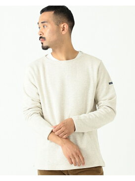 BEAMS MEN LOOPWHEELER × BEAMS PLUS / 別注 ボートネック ビームス メン カットソー スウェット ホワイト グレー ネイビー【送料無料】