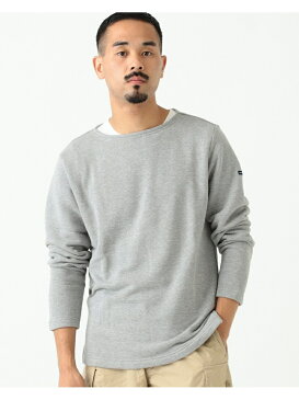 BEAMS MEN LOOPWHEELER × BEAMS PLUS / 別注 ボートネック ビームス メン カットソー スウェット ホワイト グレー ネイビー【送料無料】