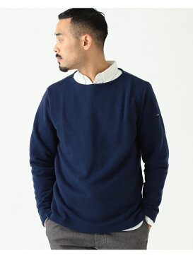 BEAMS MEN LOOPWHEELER × BEAMS PLUS / 別注 ボートネック ビームス メン カットソー スウェット ホワイト グレー ネイビー【送料無料】