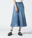 【SALE／30 OFF】AVIREX 《直営店限定》 REMAKE STRETCH DENIM NAVY SKIRT/ リメイクストレッチデニムスカート アヴィレックス パンツ その他のパンツ ブルー【送料無料】