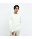 【SALE/40%OFF】ABAHOUSE LASTWORD 【カシミヤブレンド】ハイゲージ クルーネック ニット アバハウス トップス ニット ブラック ホワ...