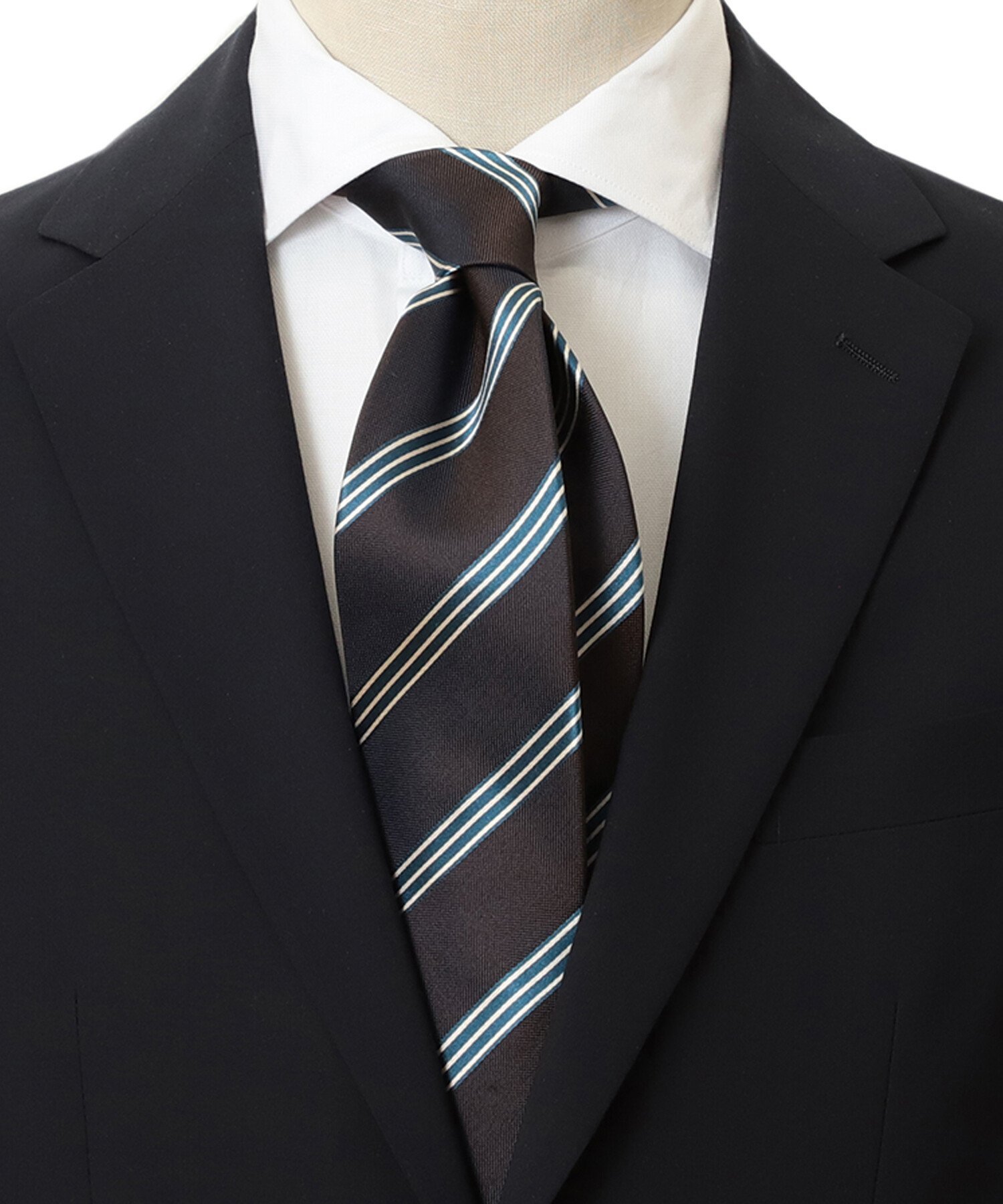 BEAMS HEART MEN BEAMS HEART / ストライプ ネクタイ 22AW ビームス ハート スーツ・フォーマル ネクタイ・蝶ネクタイ ブルー ネイビー ブラウン ベージュ レッド オレンジ【送料無料】