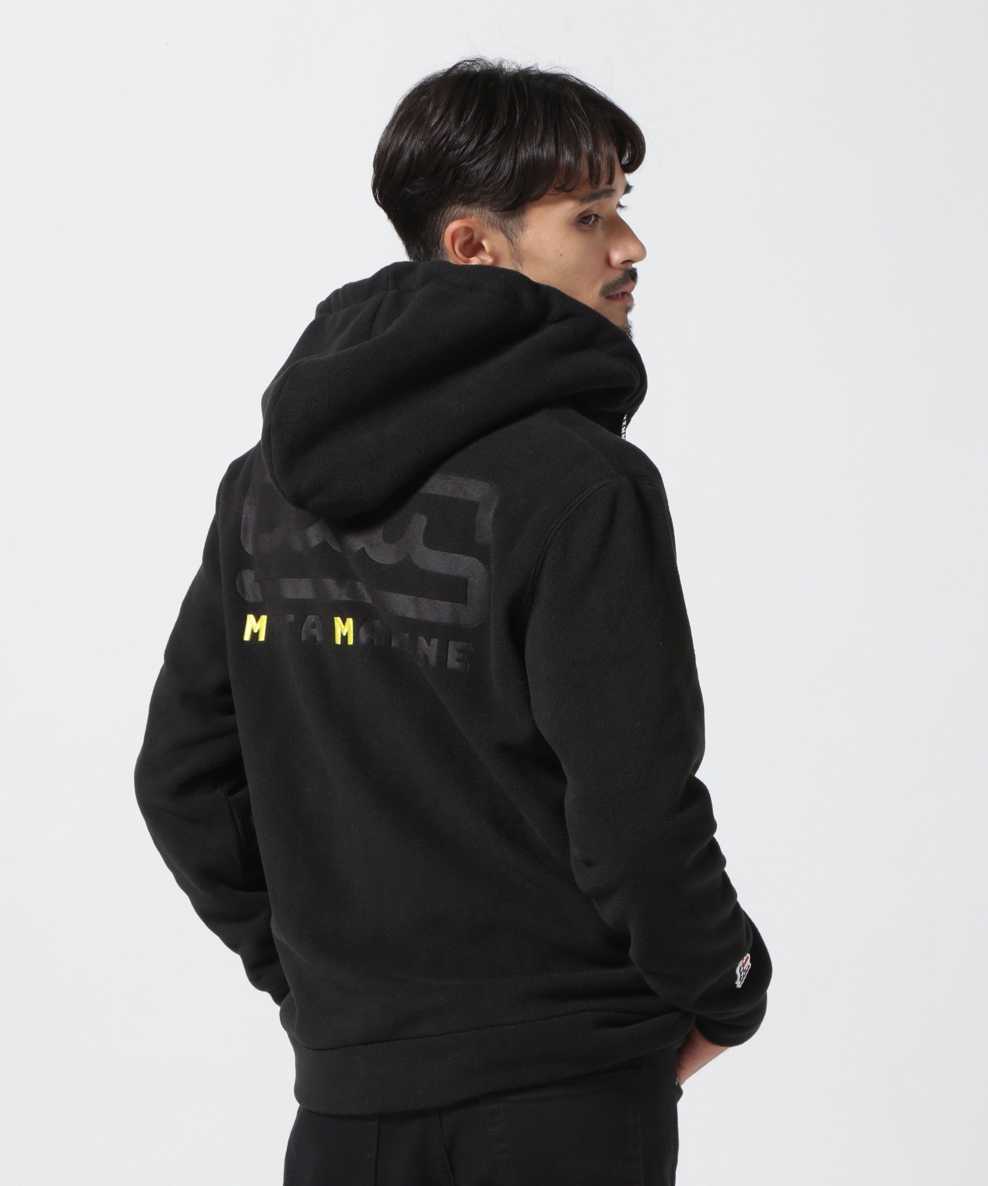 ROYAL FLASH muta MARINE/ムータ マリン/別注 Fleece Parka ロイヤルフラッシュ トップス パーカー・フーディー ブラック グレー【送料無料】