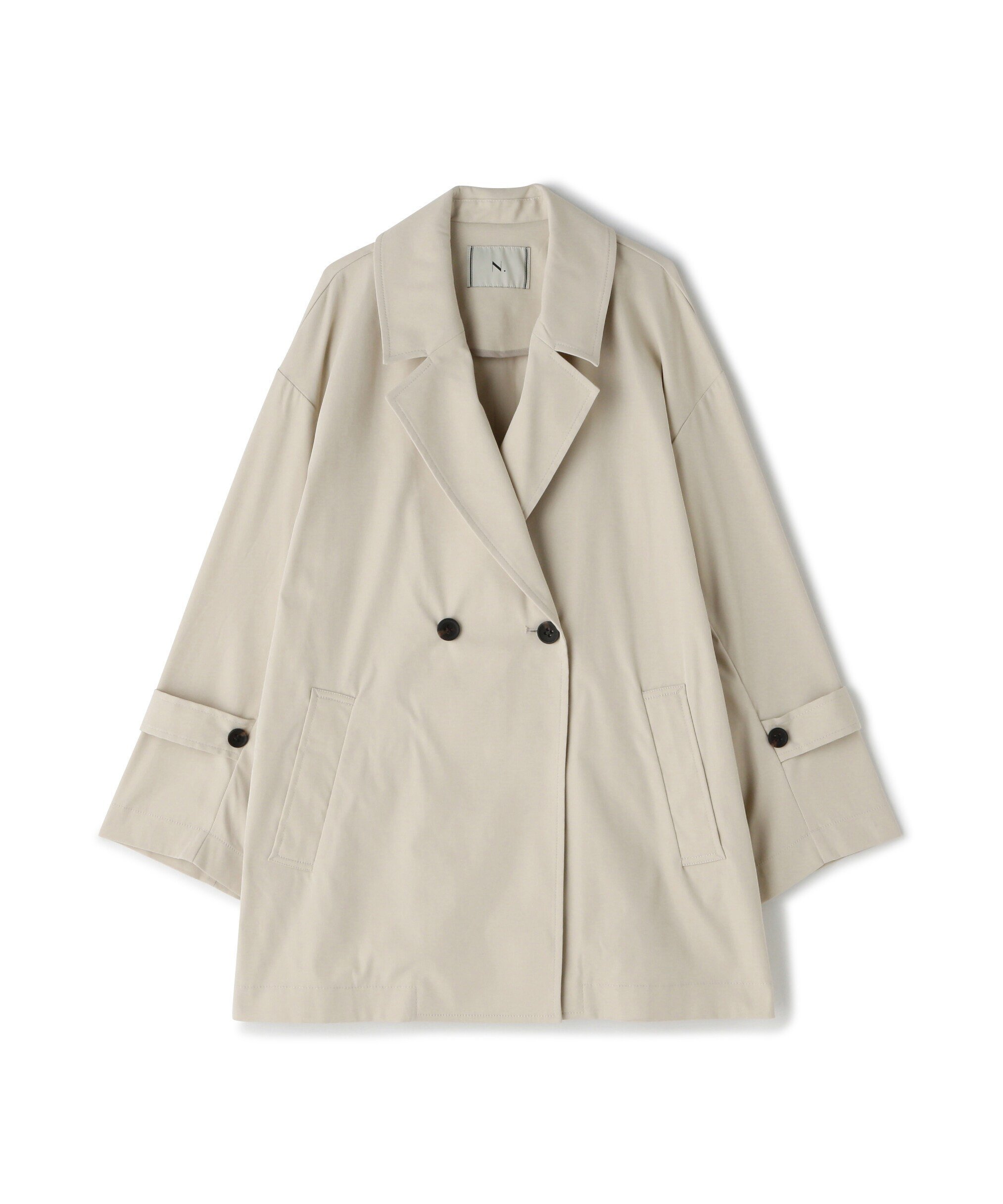 N. Natural Beauty Basic スプリングミディコート エヌ ナチュラルビューティーベーシック* ジャケット・アウター その他のジャケット・アウター ベージュ グレー