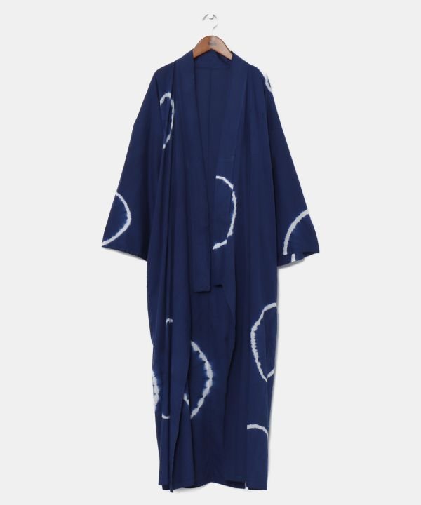カヤ 【カヤ】【UVカット加工】爽涼メンズ長丈羽織 アミナコレクション トップス カーディガン ネイビー ブラック ブルー
