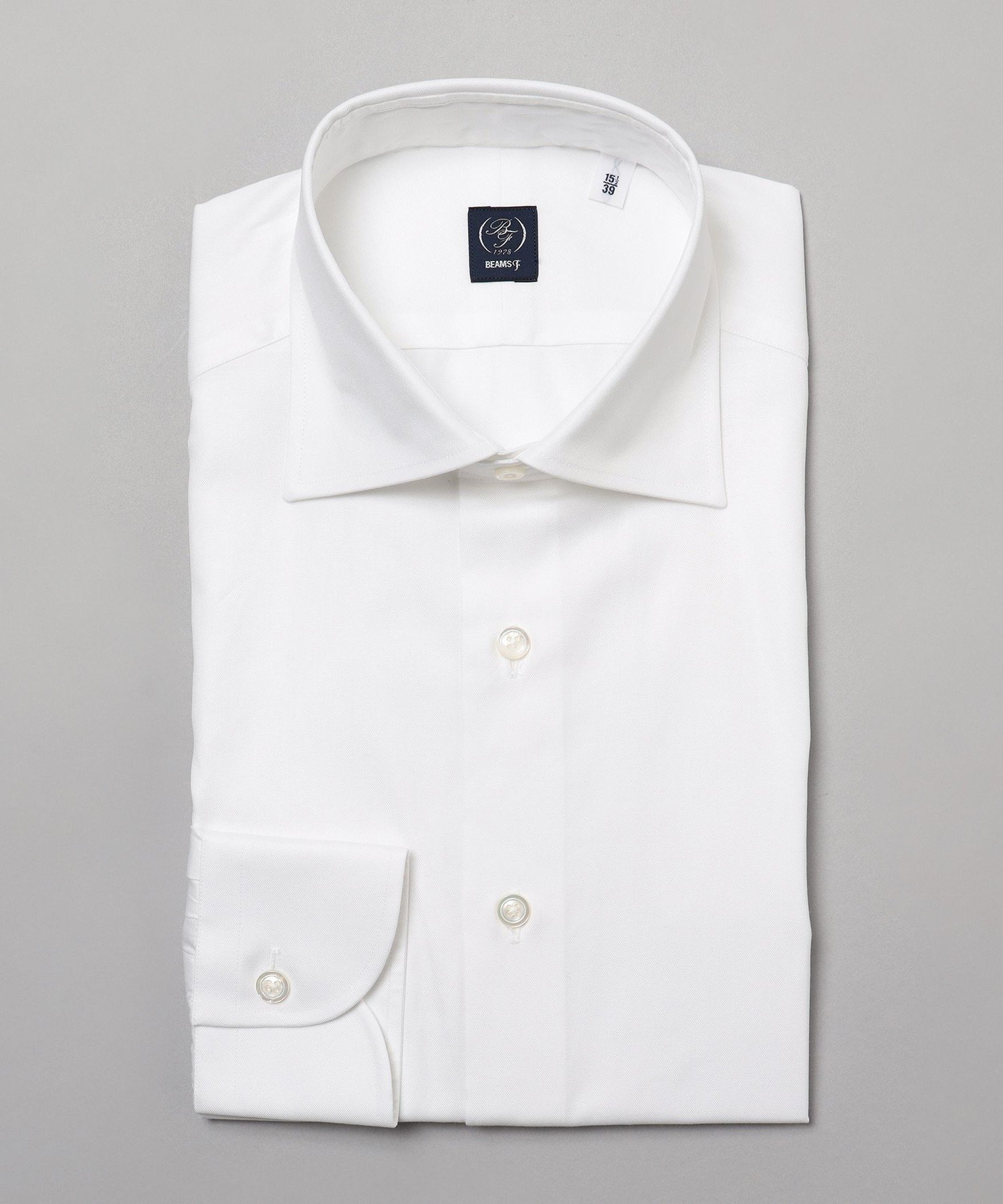 BEAMS F ピンポイント オックスフォード ワイドカラーシャツ ビームス メン トップス シャツ・ブラウス ブルー ホワイト【送料無料】