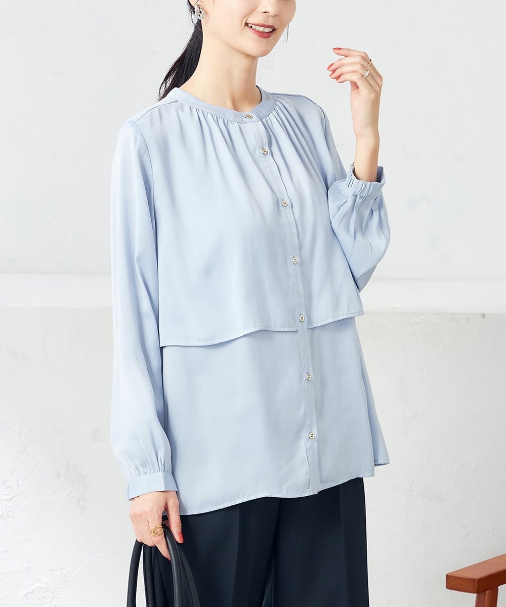 楽天市場】レイヤード風（シャツ・ブラウス｜トップス）：レディース
