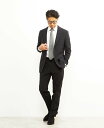 MEN'S MELROSE ウィンドペン/ウォッシャブルスーツ メンズメルローズ スーツ・フォーマル セットアップスーツ グレー ネイビー【送料無料】