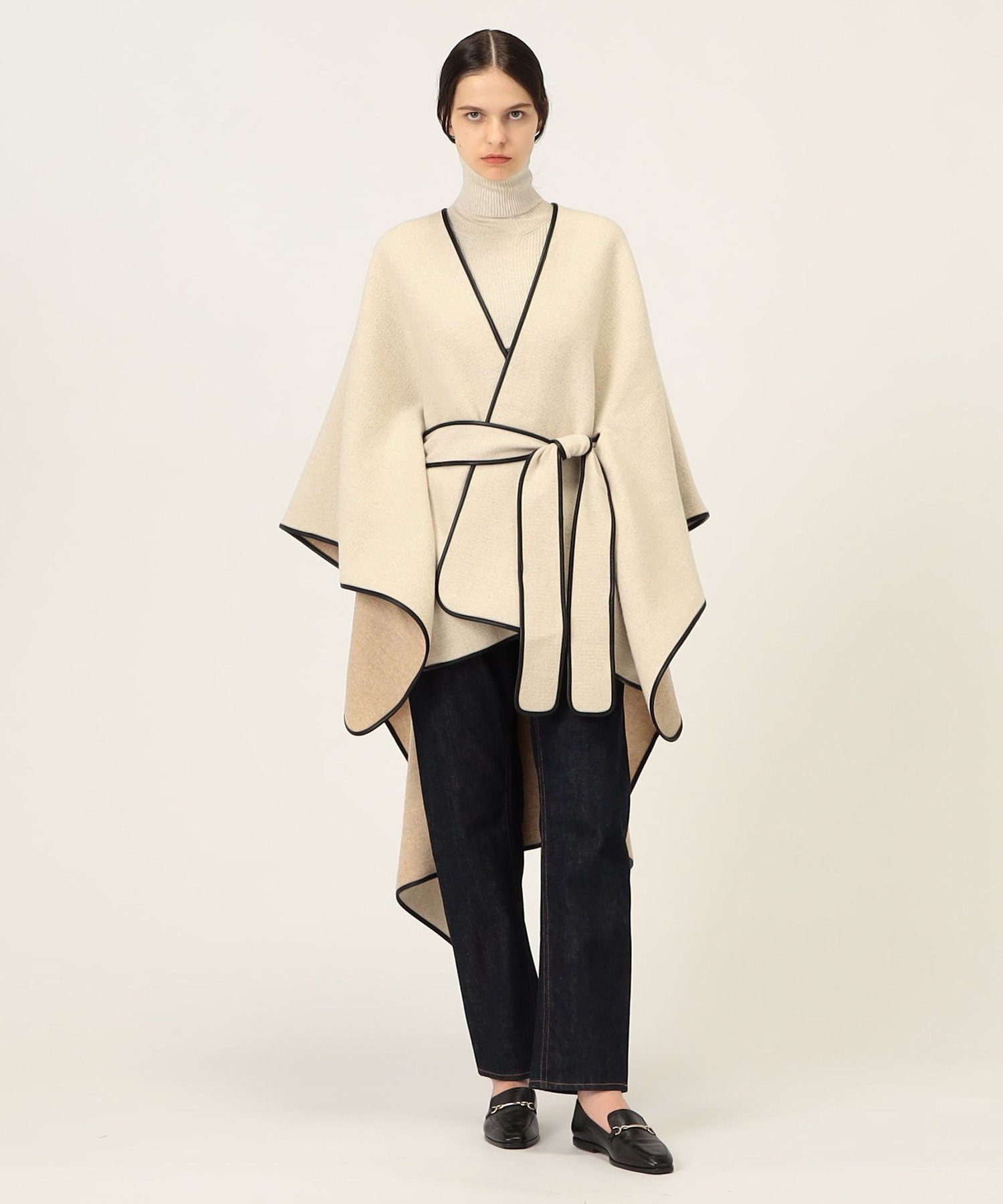 【SALE／40%OFF】TOMORROWLAND BUYING WEAR Johnstons of Elgin CAPE コート トゥモローランド ジャケット・アウター その他のジャケット・アウター ベージュ【送料無料】