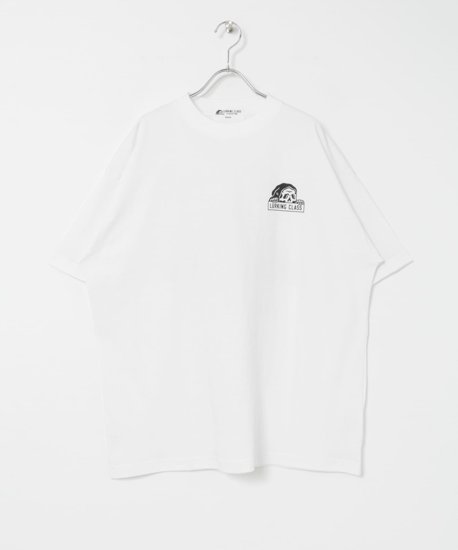 【SALE／50%OFF】URBAN RESEARCH BUYERS SELECT LURKING CLASS GOOD TIME S/S TEE ユーアールビーエス トップス カットソー・Tシャツ ブラック ホワイト