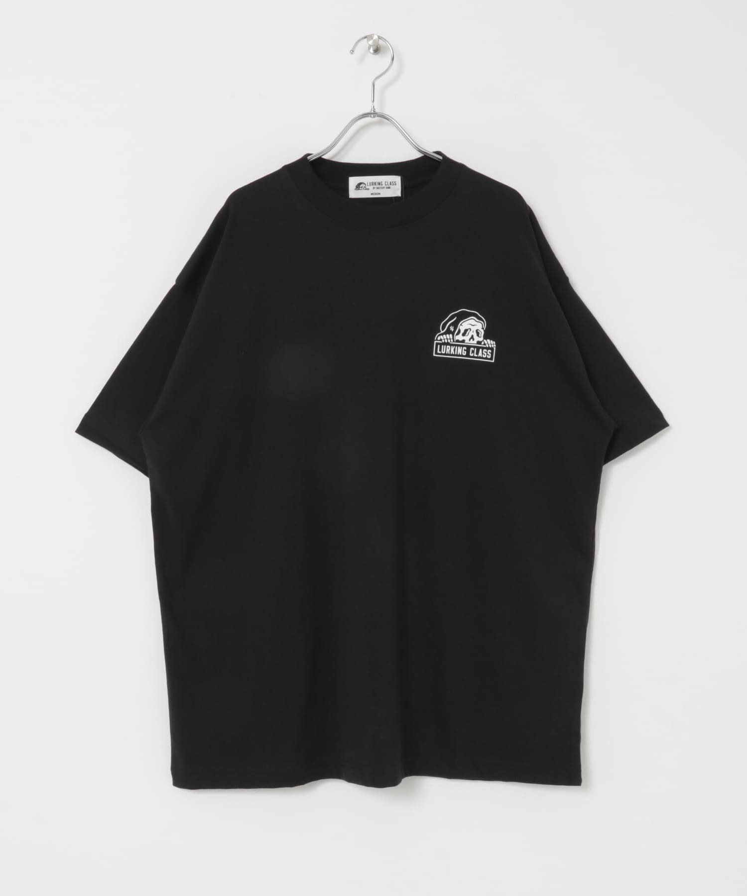 【SALE／50%OFF】URBAN RESEARCH BUYERS SELECT LURKING CLASS GOOD TIME S/S TEE ユーアールビーエス トップス カットソー・Tシャツ ブラック ホワイト