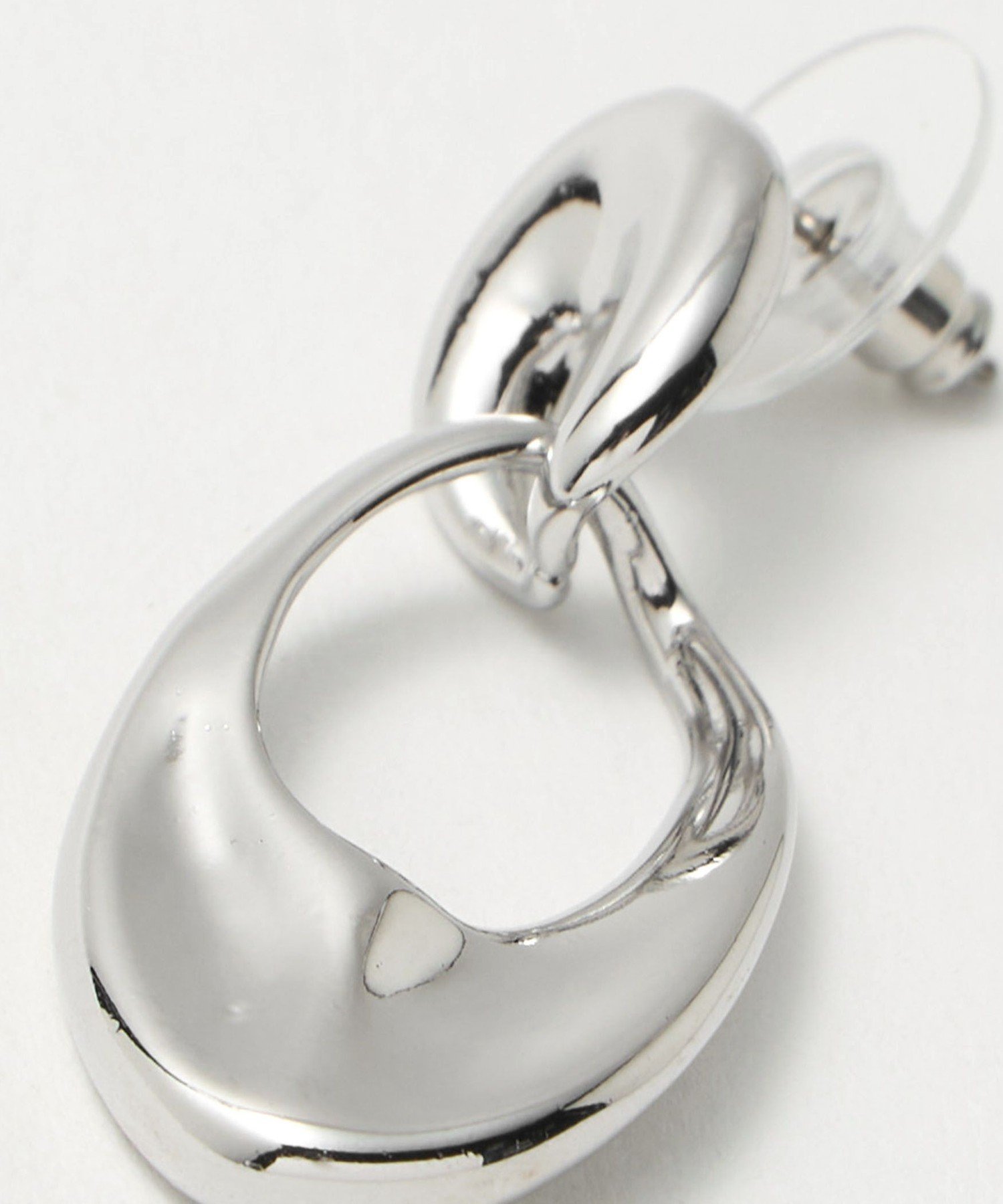 【SALE／50%OFF】UNITED ARROWS green label relaxing Wオーバルリング ピアス ユナイテッドアローズ グリーンレーベルリラクシング アクセサリー・腕時計 ピアス ゴールド シルバー