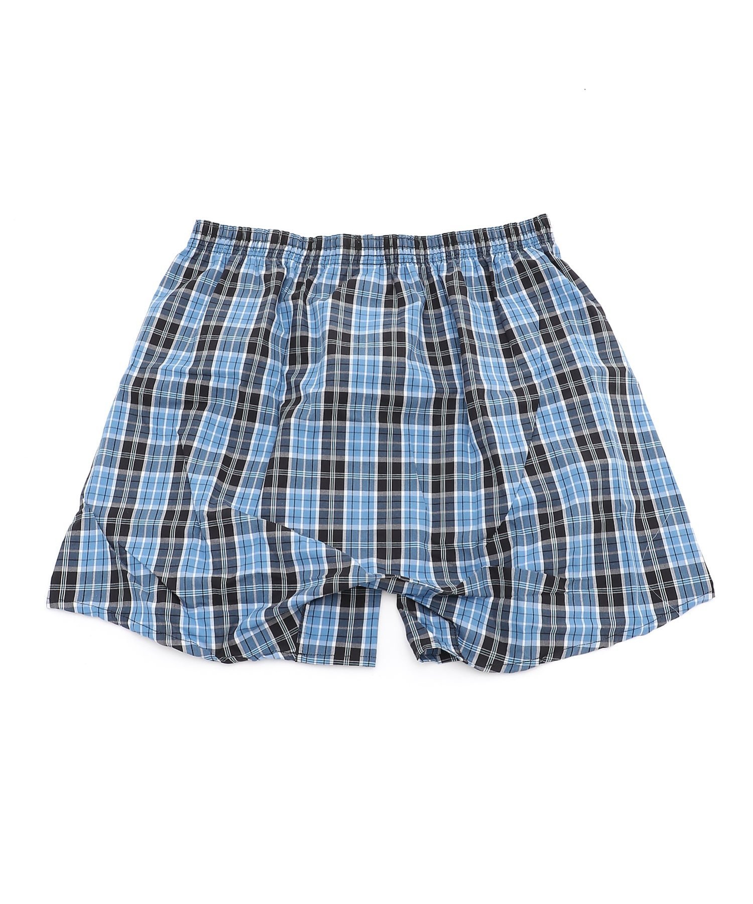 BROOKS BROTHERS BROOKS BROTHERS/(M)BBトランクス/25SS/チェックB レナウンインクス インナー・ルームウェア ボクサーパンツ・トランクス ブルー グリーン