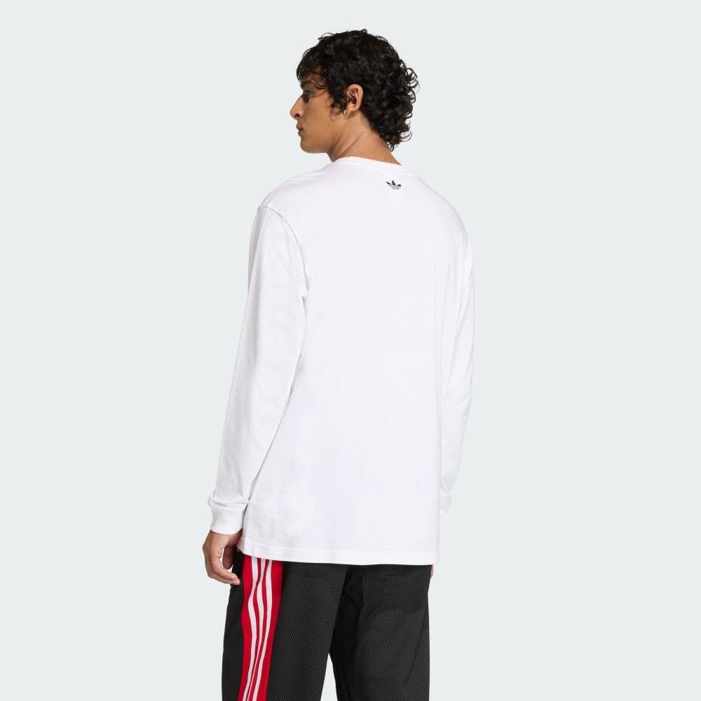 adidas 【公式】アディダス adidas GFX 長袖 Tシャツ アディダス トップス カットソー・Tシャツ ホワイト【送料無料】