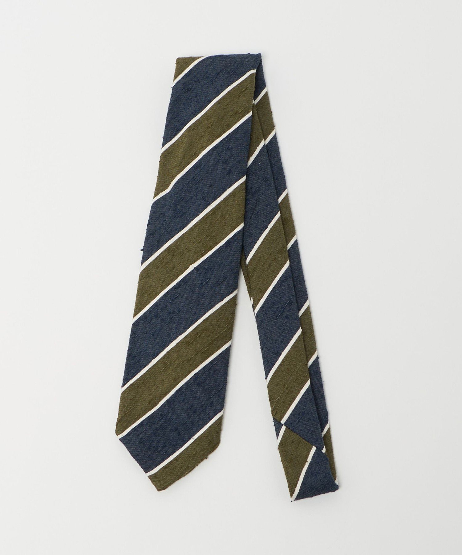 UNITED ARROWS ＜SOVEREIGN＞シャンタン ストライプ ネクタイ ユナイテッドアローズ スーツ・フォーマル ネクタイ・蝶ネクタイ ネイビー ベージュ【送料無料】