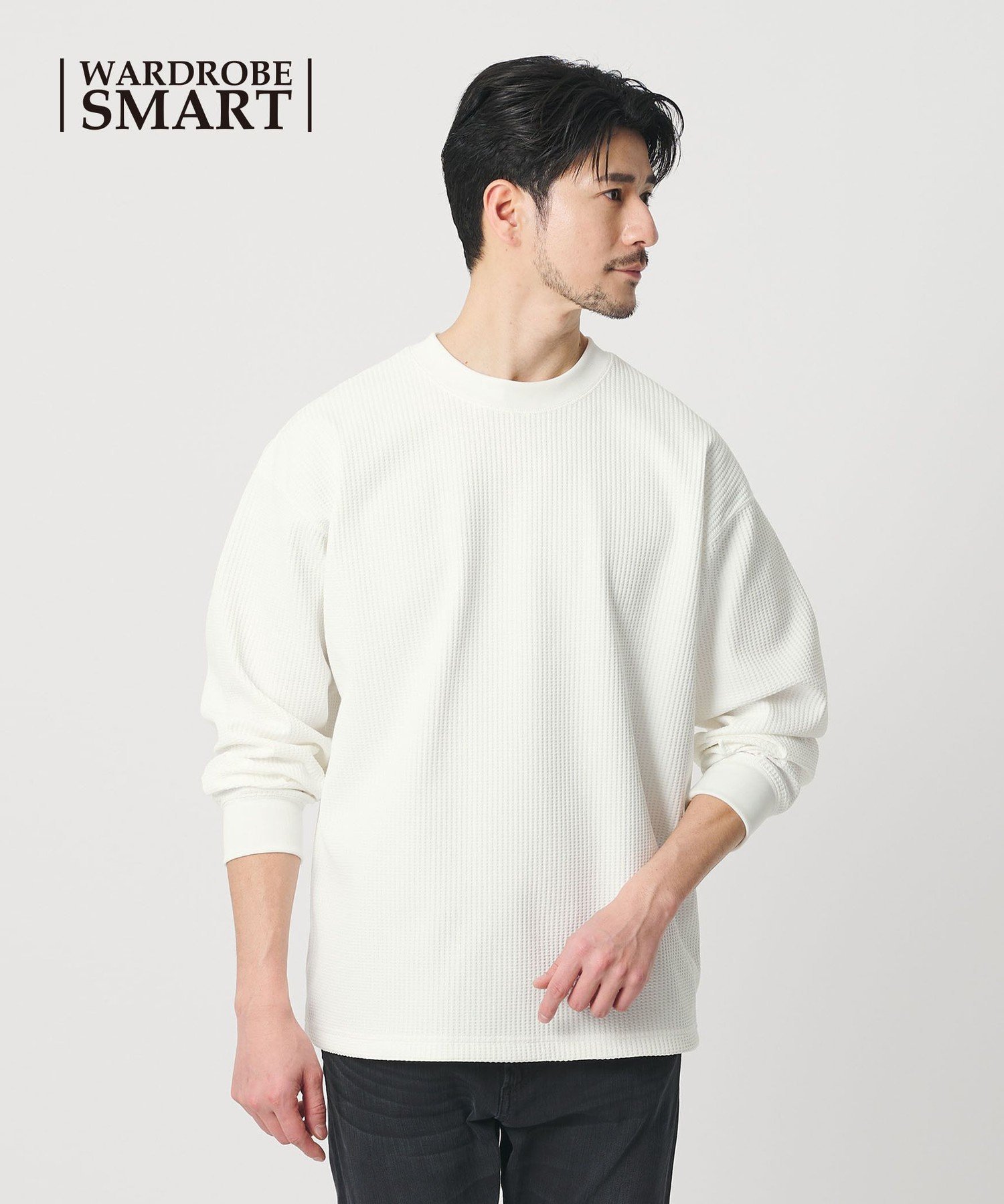 【WEB限定 WARDROBE SMART】テックサーマル アジャスト カットソー【吸水速乾】 ビューティー＆ユース ユナイテッドアローズ トップス カットソー・Tシャツ グレー ブラック ホワイト