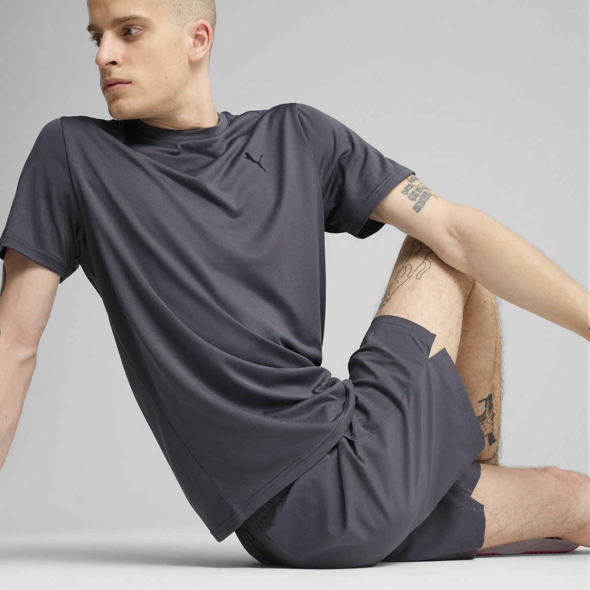 PUMA メンズ トレーニング TAD エッセンシャル 7インチ ウーブン ショーツ TAD ESSENTIALS 7 Wven Short プーマ パンツ その他のパンツ グレー