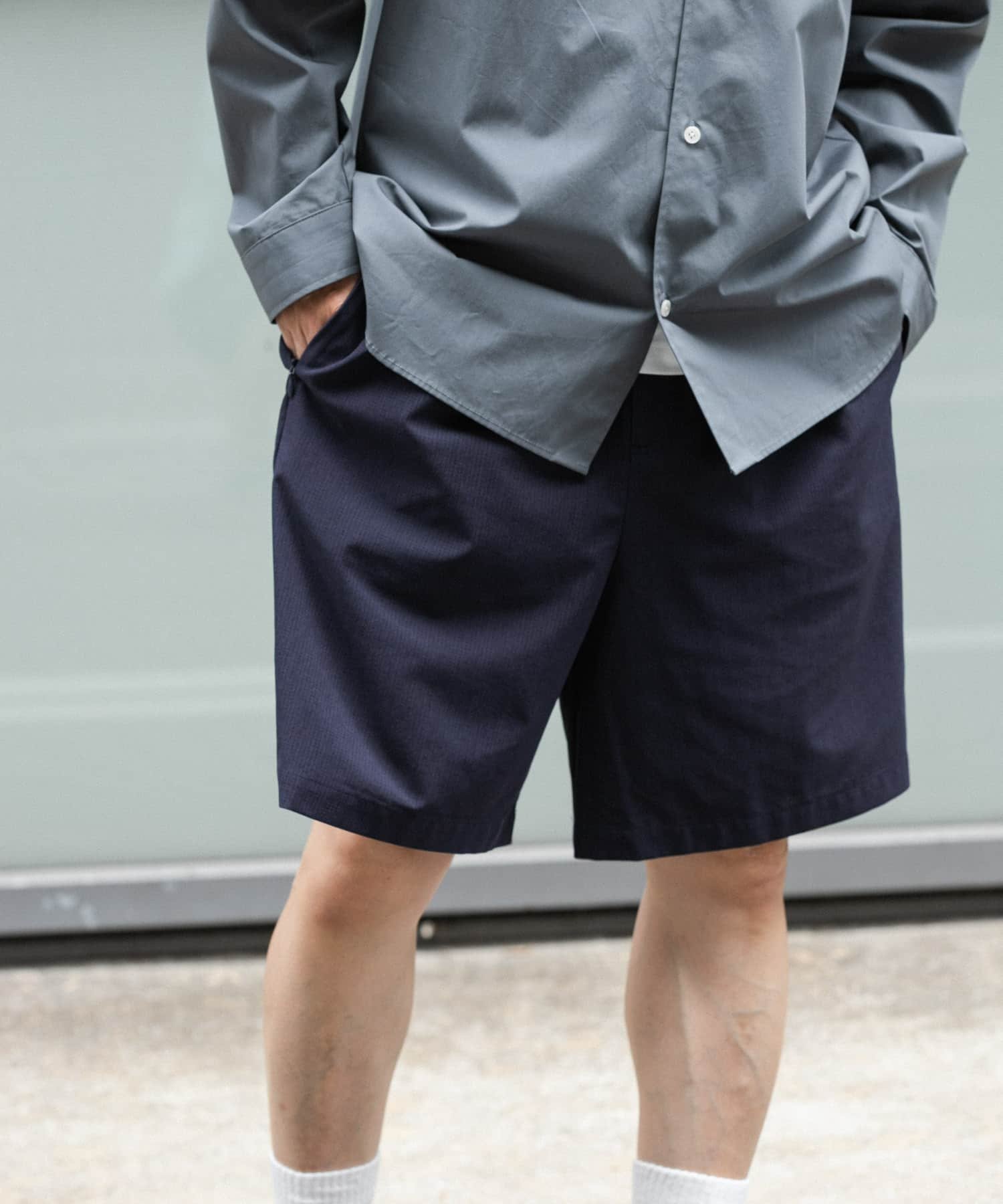 ITEMS 『接触冷感/速乾/イージーケア』WINDY MESH ショートパンツ アーバンリサーチアイテムズ パンツ その他のパンツ ネイビー ブラック グレー