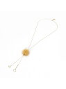 【SALE/55%OFF】COMME CA ISM ファーポンポンラリエット コムサイズム アクセサリー ネックレス ゴールド シルバー