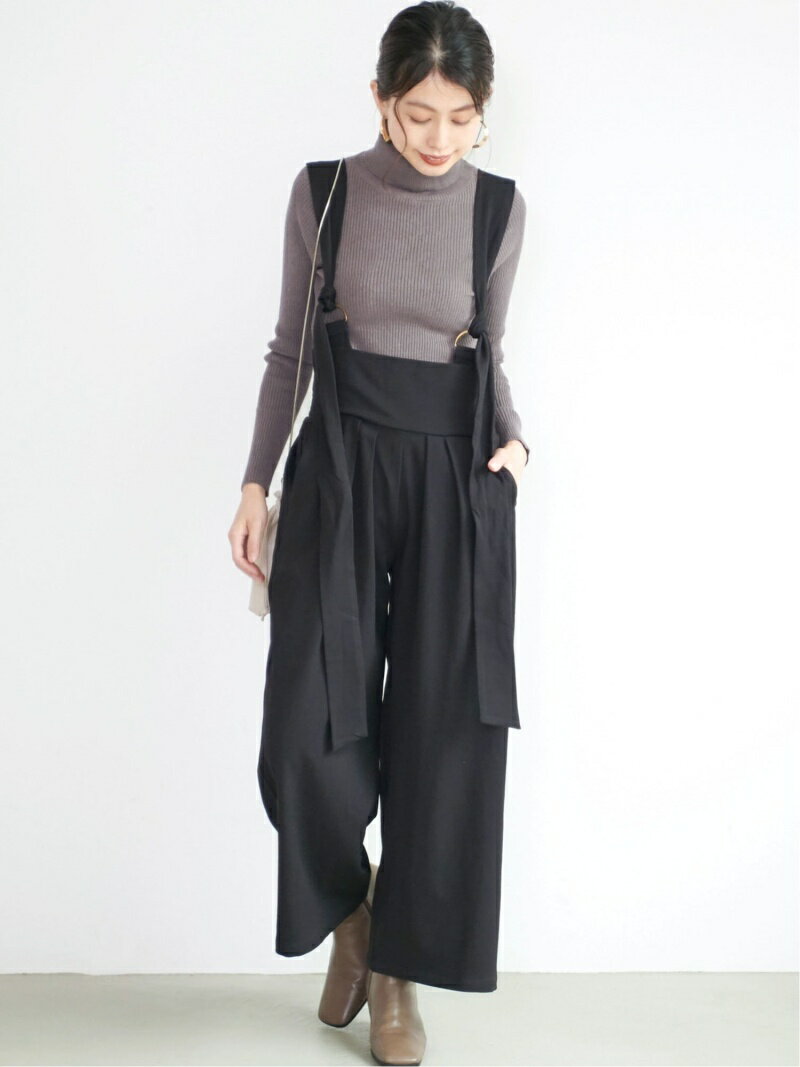 【SALE／73%OFF】coca ベーシック2wayサロペット コカ パンツ/ジーンズ サロペット/オールインワン ブラックのサムネイル