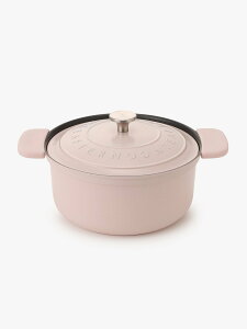 Afternoon Tea ロゴワークスココット鍋 20cm アフタヌーンティー・リビング 食器・調理器具・キッチン用品 その他の食器・調理器具・キッチン用品 ピンク【送料無料】