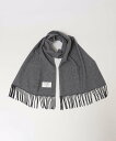 【SALE/45%OFF】SHIPS MEN SHIPS: カシミヤ チェック マフラー シップス ファッション雑貨 マフラー・ストール・ネックウォーマー グレ...