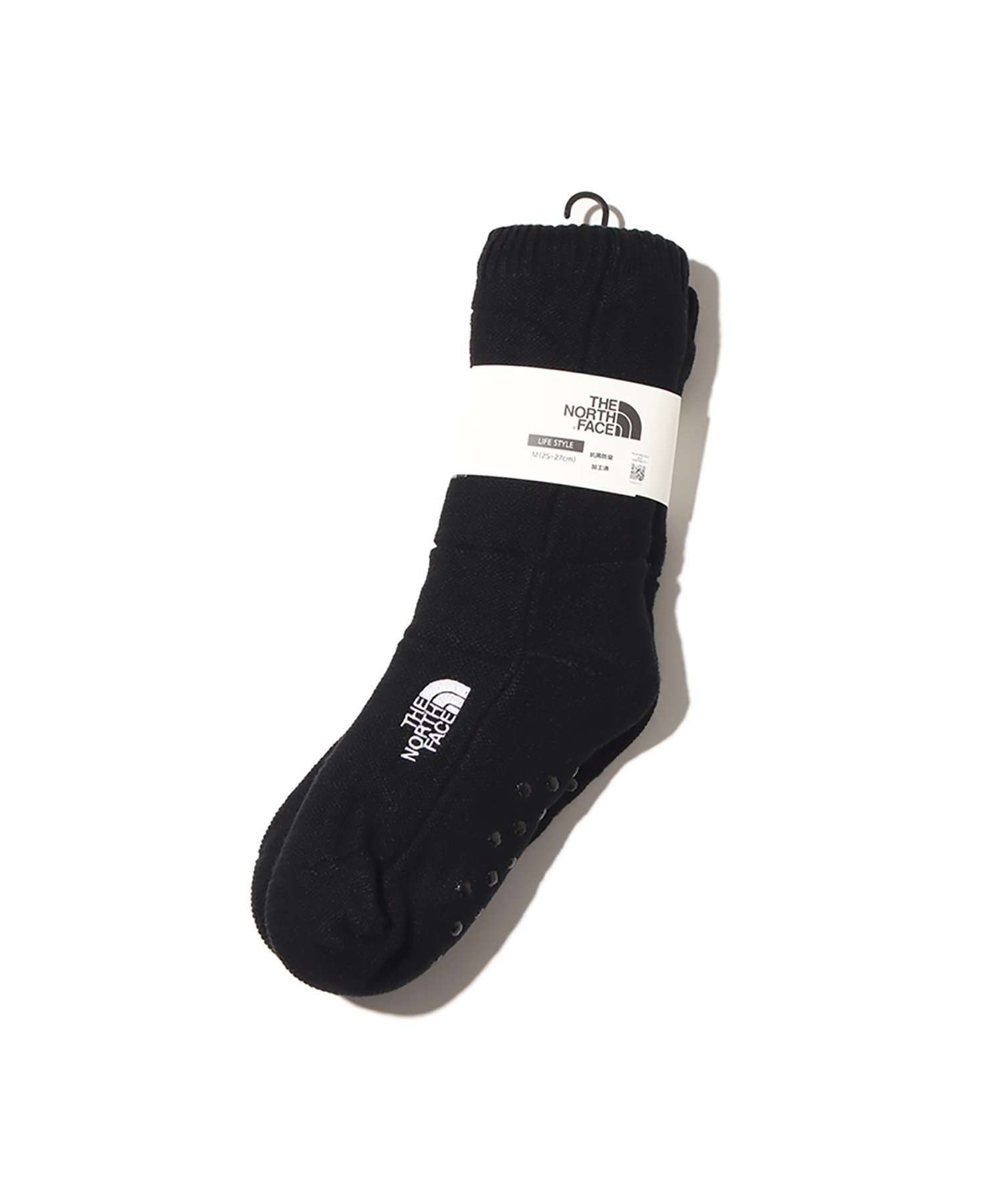 THE NORTH FACE THE NORTH FACE NUPTSE BOOTIE SOCKS アトモスピンク 靴下・レッグウェア その他の靴下・レッグウェア ブラック