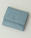 【SALE/40%OFF】CONVERSE TOKYO COMPACT LEATHER WALLET コンバーストウキョウ 財布・ポーチ・ケース 財布 ベージュ ブラック ブルー【送料無料】