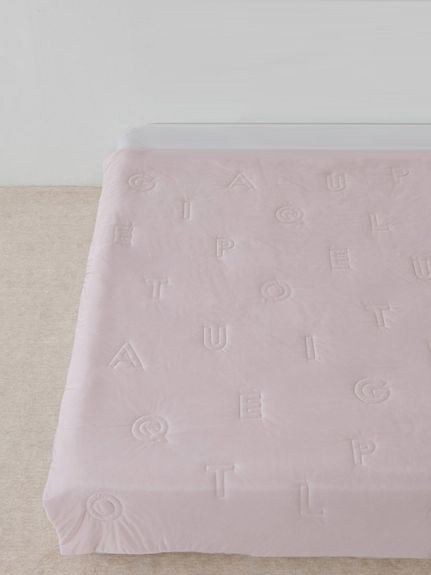 【SALE／30%OFF】gelato pique Sleep 【Sleep】ランダムロゴキルト接触冷感ケット ジェラートピケ インテリア・生活雑貨 その他のインテリア・生活雑貨 ピンク ネイビー【送料無料】のサムネイル