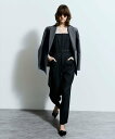 【SALE/50%OFF】allureville ウールデニムオールインワン アルアバイル オールインワン・オーバーオール オールインワン・つなぎ ネイビー グ...
