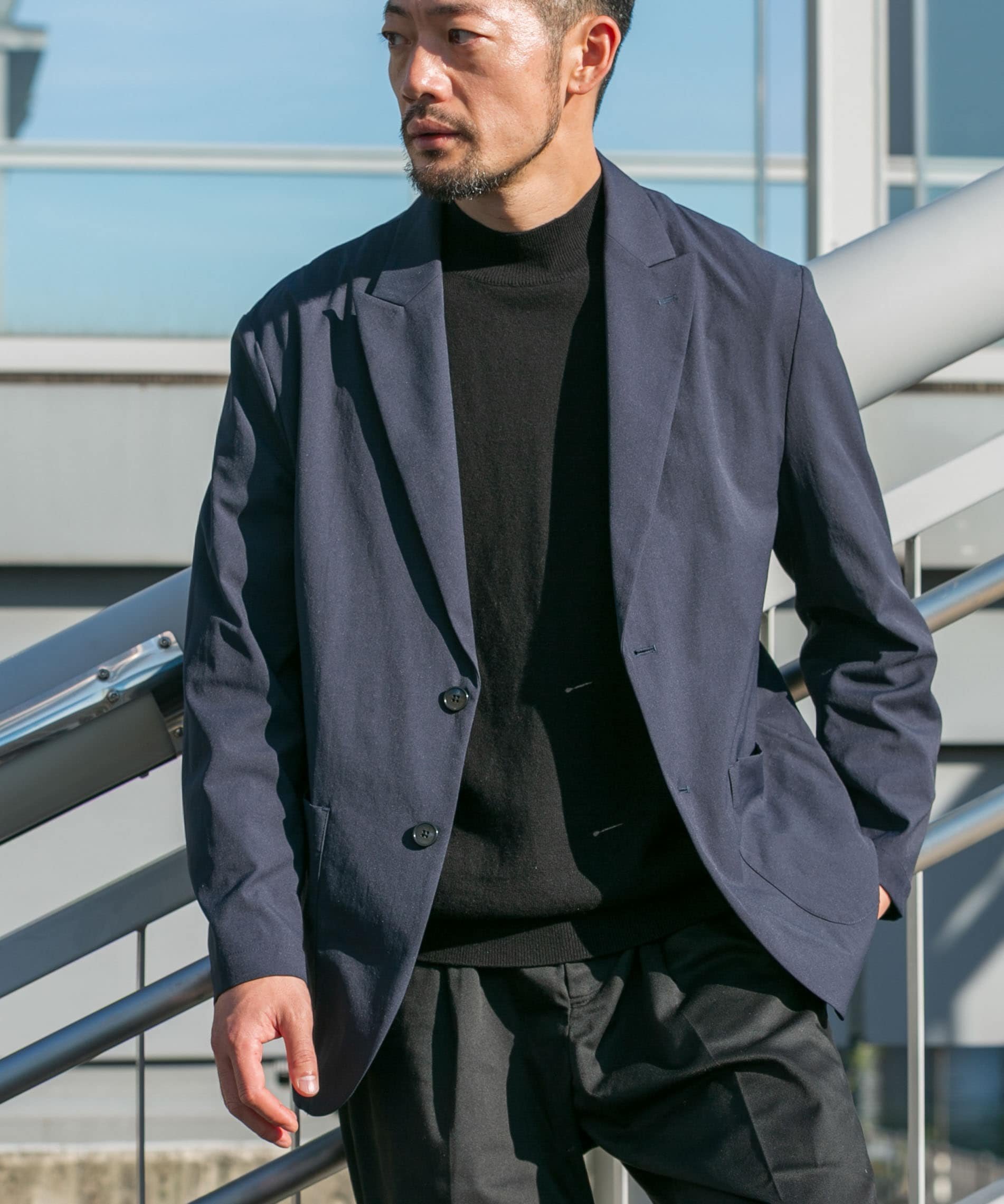 【SALE／55%OFF】URBAN RESEARCH ROSSO 『セットアップ対応』MARUI ORIMONO 3H DryFabricストレッチジャケット アーバンリサーチロッソ ジャケット・アウター テーラードジャケット・ブレザー ブラック ネイビー【送料無料】