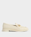 CHARLES & KEITH メタリックアクセント ローファー チャールズアンドキース シューズ・靴 ローファー【送料無料】