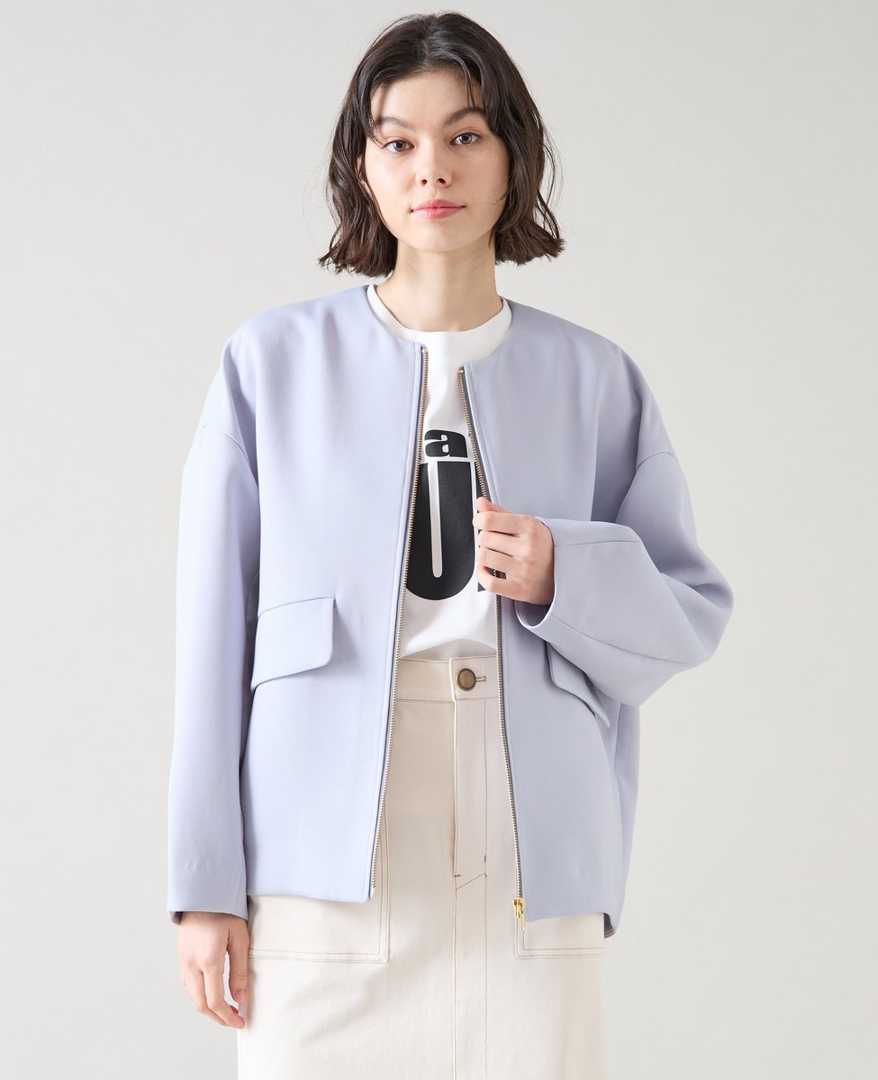 【SALE／50%OFF】TIARA ZIPオーバーシルエットブルゾン ティアラ ジャケット・アウター ブルゾン・ジャ..