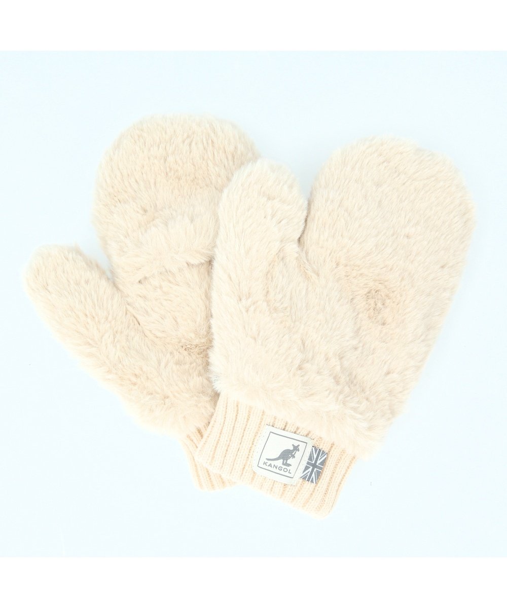 KANGOL KANGOL ストラップ付きミトングローブ ローラ ファッション雑貨 手袋 グレー ブラック ピンク ホワイト グリーン