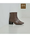 【SALE/20%OFF】Au BANNISTER 【最高ブーツ/ 5.5cmヒール】スクエアトゥブーツ オゥ・バニスター シューズ・靴 ブーツ グレー レッド...