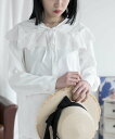 【SALE/20%OFF】aimoha - select - aimoha -select-/レース衿ブラウス アイモハ トップス シャツ・ブラウス ホワイト